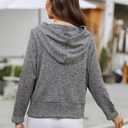 Women Hoodies Sweatshirts Casual Loose Pullover Tops Long Sleeve Fall Shirts Fashion Clothes OneSize (Gray)