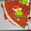 Christmas Tree Skirt 48 Inch,Large Red & Green Merry Christmas Tree Skirt Collar,Soft Farmhouse Xmas Holiday Decoration