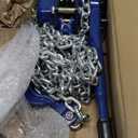 ANBULL Lever Chain Hoist 3300LBS 20FT, 1-1/2 Ton 6M Manual Ratchet Chain Puller Hoist w/G80 Galvanized Chain & Portable Hooks, lever block hand come along