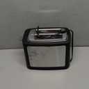 Toaster 2 Slice Wide Slot Toaster Best Rated Prime Displav Smart Toasters with LCD Digital Countdown Timer and Bagel/Defrost/Cancel/Reheat Function (Black)