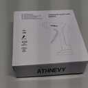 Cordless Hot Glue Gun, 10s Fast Preheat, 30PCS Mini Glue Sticks 7x100mm, 4V 20W Type-C Rechargeable, Anti-Drip, Auto-Off, for DIY Crafts, Repair, Decoration (White)