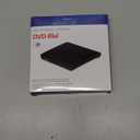 Ziweo External CD DVD Drive, Portable USB 3.0 Type-C CD Burner CD +/-RW Drive DVD Player for ROM Rewriter Burner Compatible with Laptop Desktop PC Windows MacBook Linux Mac OS