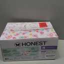The Honest Company Comfort Dry Disposable Diapers for Sensitive Skin, Hypoallergenic, Rose Blossom + Tutu Cute, Club Box Size Newborn 72 Count