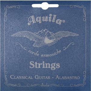 Aquila Alabastro 20C Set of Classical Guitar Strings (Superior Tension, Nylgut Material with Percussive Sound)