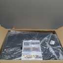 Cargo Liner with Seat Back Cover Fit for 2018-2025 Jeep Wrangler JL Unlimited 4 Door 4X4, Cargo Mat TPE Seat Back Protector for 2024 Jeep Wrangler JL/JLU Accessories(Cargo Mat+ Backrest Mats)