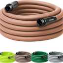 Flexzilla Colors Garden Hose 5/8 in. x 50 ft., Lightweight All-Weather Water Hose, Durable and Flexible, Leak-Free Connections, Red Clay