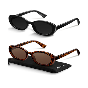 miyya Old Money Polarized Oval Sunglasses – 2025 Edition, UV400 Protection, Feather-Light Fit & Trendy Colors