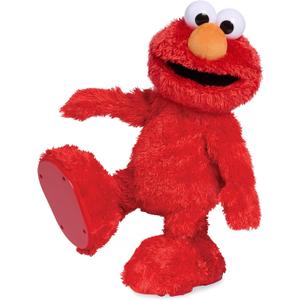 Sesame Street Hokey Pokey Elmo 14 Interactive Plush Toy, Sings, Dances & Plays Music, Bilingual Stuffed Animal for Pretend Play, Soft & Huggable, for Girls and Boys, Ages 18 Months+ by Just Play, Kids Toys for Ages 18 Month by Just Play