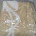 WOMHOPE Pack of 4 Christmas Pillow Covers Embroidery Sleigh Snowflakes Winter Decorative Square Cushion Covers Shells 18 X 18 Inches for Bed,Sofa,Couch (B (Set of 4) Griege)