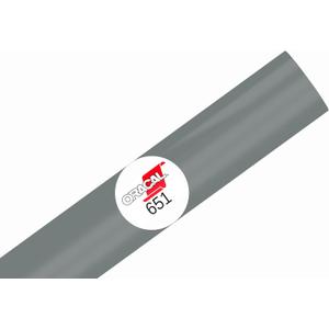 ORACAL 651 Glossy Permanent Vinyl 12 Inch x 15 Feet (Grey)