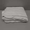 Amazon Basics Breathable, Machine Washable, Wrinkle Resistant Microfiber 4-Piece Bed Sheet Set with 14-Inch Deep Pockets, King, Bright White, Solid
