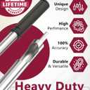 SturdyShape Premium Hay Probe Bale Sampler For Drill 27 Inch New Spiral Design With Serrated Tip Comes with Dowel and Metal File for Resharpening - Durable Stainless Steel (2025)