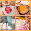 3 x Cake Decorating Tips Storage Set Including 25 Flower Piping Tips with 2 Pcs Icing Piping Tip Couplers 27 Grids Storage Container DIY Cake Flower Nails for Cookie Cupcake Floral Patterns