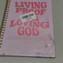 Wheatwin Christian Journal, Pink Bible Study Notebook, Bible Notebooks for Note Taking, Church Hardcover Spiral Notebook for Women 5.5x8.3 - Pink