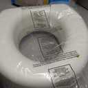 770-610 4 Inch Portable Raised Toilet Seat Riser, Elevated Toilet Seat for Seniors