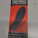 Carbon Fiber Insole for Men & Women 1 Pair: 1.5mm Thick Rigid Shoe Insert for Morton's Toe, Turf Toe, Hallux Rigidus & Arthritis - Alternative to Post Op Shoe (235mm)