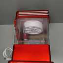 Nostalgia Snow Cone Shaved Ice Machine - Retro Table-Top Slushie Machine Makes 20 Icy Treats - Includes 2 Reusable Plastic Cups & Ice Scoop - Retro Red