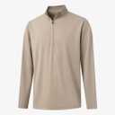 M MAELREG Quarter Zip Pullover Men Mock Neck Long Sleeve Performance Golf Athletic Pullover Half Zip Mens Sweatshirt, 2XL