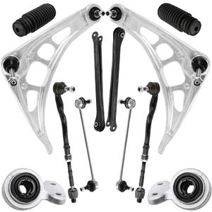 lronants Front Suspension Control Arm Kit Compatible with 3 Series E46 BMW 325i 330i 325Ci 330Ci 323Ci 328Ci 323i 328i Z4 Lower Control Arm with Ball Joint Sway Bar Link Tie Rod Ends Assembly