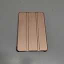SZLONKOU Tablet Cover for Amazon Kindle Fire HD7 12th Generation P8AT8Z (2022 Release), Ultra Slim Folio Stand Lightweight Leather Case for Amazon Kindle Fire HD 7 Gen 12th 7" (KST-Rose Gold)
