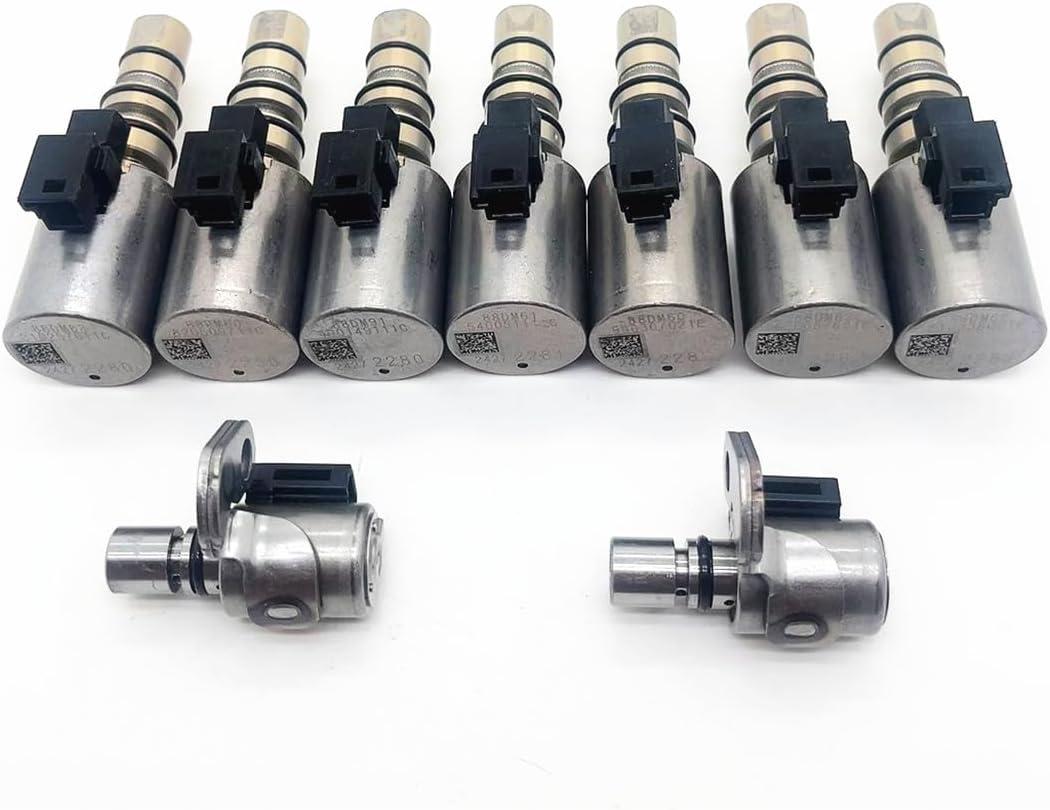 9X NEW 8L90 8L45 8L50 valve body solenoid kit (includes all 9 solenoids needed) with Silverado Sierra 1500 ATS CTS CT4 CT6