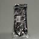 3 x Flower Pattern Women's Lace Gloves with Ruffle Wrist Length (Black)