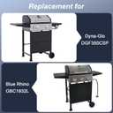 Uniflasy DG1-70-01-634-R Cooking Grid Grates for Dyna-Glo DGF350CSP DGF350CSP-D 2-Burner Open Cart Propane Cast Iron Gas Grill Grate DGF350SNP DGF350SNP-D 101-03011,Grill Grate for Blue Rhino GBC1932L