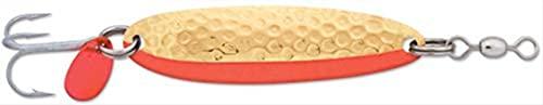 1/4 Krocodile (Treble Hook) Hammered Brass 2 Pack