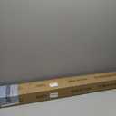 Heavy Curtain Rod, Adjustable Curtain Rod 1 inch Long Curtain Rods for Windows 144 to 164 inch, Ceiling Mount Drapery Rods with Premium Aluminum Brackets, Outdoor Curtain Rod for Patio, Satin Nickel