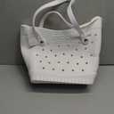 Crocs Classic Medium Tote Bag | Durable | Washable | Waterproof (White)