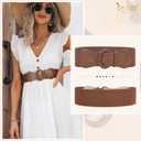 JASGOOD Women Stretchy Wide Waist Belt for Dress Ladies Vintage Elastic Belt