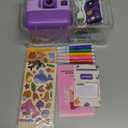 Kids Camera Instant Print, Christmas Birthday Gifts for Girls and Boys, 1080P HD Video Digital Kids Camera with 32G Card, Toddler Camera for 3-12 Years Old, Purple