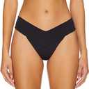 YELAIVP Women's Cheeky Bikini Bottom V Cut Bikini Swimsuit Bottoms High Cut Bathing Suit Swim Bottoms (897_black), S