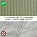 WRENSONGE Queen Quilt-3 Pieces Lightweight Bedspreads Olive Green Queen Size Quilt Bedding Set for All Seasons, Soft Summer Coverlet with 2 Pillow Shams Suitable for Bed & Couch