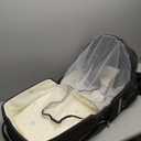 YVMVDV Portable Travel Bassinet for 0-8M Baby, Portable Travel Baby Bed, Cosleeping Baby Bed with Mosquito Net, Lightweight and Foldable