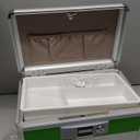 ALOSUTR Medicine box with lock 12 x7.6x 7.8 inches [Medium], Medication Lock box ，First Aid Key Safe Box with Lock, Medical Box Organizer