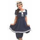 fun shack Victorian Dress Old Time Bathing Suit Women, Victorian Costume Women, Women's Fancy Dress Costume (XX-Large, Blue)