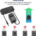 DC 12V 1.5A Switching Power AC Adapter Supply Home Power Adapter for Yamaha PSR YPG YPT DD Series Keyboard F570 T7 T756 FW759 FW759P FW760 FW789 G70 etc. - with 5.5x2.5mm Tips