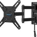 MOUNTUP Lockable RV TV Mount for 13-43 Inch TVs - Full Motion Swivel RV TV Bracket with Pull Cord Lock, Space Saving Design for Camper, Trailer, Motorhome, Truck - Max 33lbs & VESA 200x200mm, MU2101