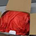 8 FT Christmas Inflatables Santa Claus in Sleigh with Two Reindeer Outdoor Decorations Blow Up Yard Santa Claus with Built-in LEDs (5FT Thanksgiving Inflatable Turkey)