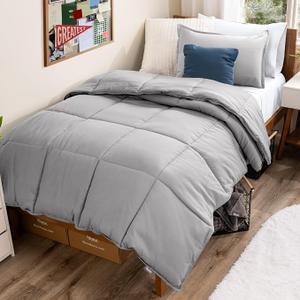 Bare Home Comforter Set - 1800 Ultra Soft (Twin/Twin XL, Light Grey)
All-Season, Breathable, Hypoallergenic, Premium 1800, Warm, Cozy