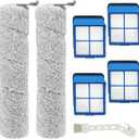 Home Times Replacement Brush Roll for Bissell CrossWave OmniForce 3882 Wet and Dry Vacuum cleaner (2 Roller+4 Hepa Filters)