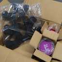 Amazon Basics Neoprene Dumbbell Hand Weights for Exercise and Muscle Toning (Rack with 3 Pairs (2, 3, and 5 Pound)