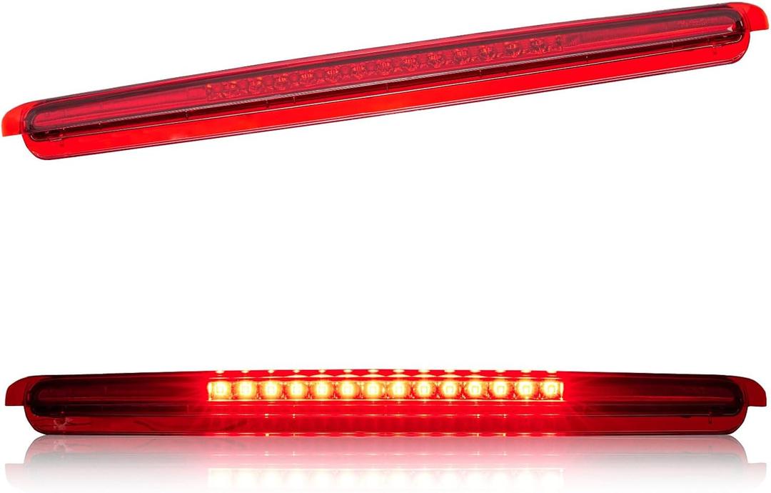 Third 3rd Brake Light LED for 2005-2010 Scion tC, High Mount Rear Brake Lights Assembly for 05-10 Scion tC, Waterproof Center Cab Lamp Stop Light (Red)