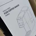 K Cup Coffee Maker With Bold Setting, Single Serve Hot & Iced Coffee Maker for K-Cup and Grounds, 52oz Removable Reservoir, 6 to14oz Brew Sizes, Pod Coffee Machine With Reusable Filter, Gray