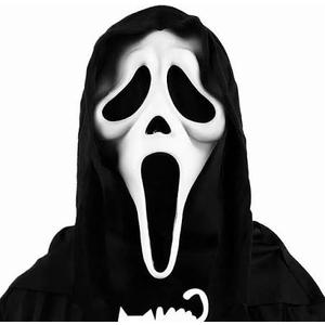 IBKKRZI Halloween Mask Natural Latex Scary Skull Mask - Halloween Horror Full Head Masquerade Cosplay Party Mask Decoration