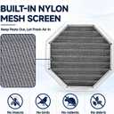22.2"W x 22.2"H Oct Gable Vent for House Alloy Vertical Gable Shed Vent