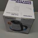 Chefman 1.7-Liter Electric Tea Kettle w/ Borosilicate Glass and Automatic Shutoff - Black