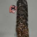 Isaic Ponytail Extension 16 Inch Wavy Curly Ponytails Drawstring Ponytail for Black Women Ombre Light Brown Pony Tails Hair Extensions Natural Synthetic Hairpiece for Daily Use