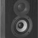 ELAC Debut 2.0 OW4.2 On-Wall Speakers, Black (Pair) - 1 Cloth Dome Tweeter & 4 Aramid Fiber Woofer - 2-Way Bass Reflex - Up to 35,000 Hz Response